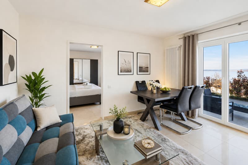 Magnifique appart.2 pièces meublé situé dans un quartier résidentiel de villas (3)