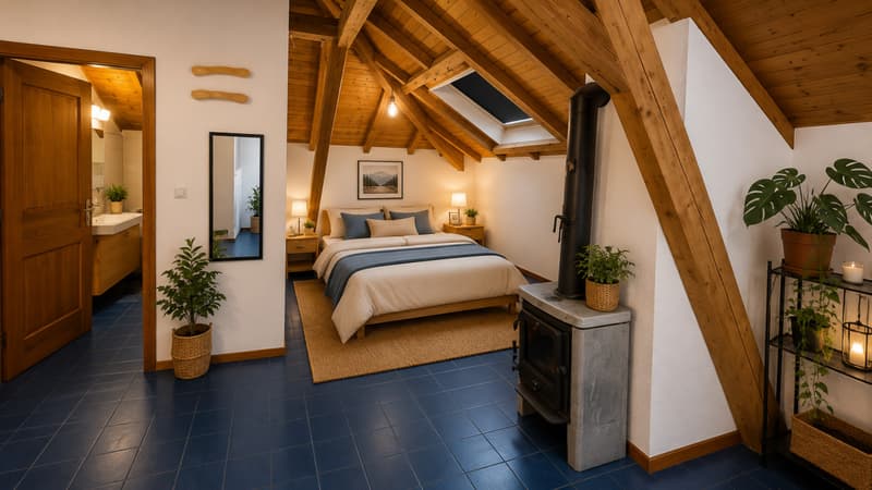 VETROZ - A louer un charmant 2 pièces mansardé d'env. 61m2 - Sans Ascenseur (3)