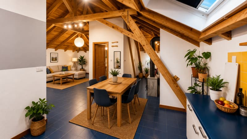 VETROZ - A louer un charmant 2 pièces mansardé d'env. 61m2 - Sans Ascenseur (2)