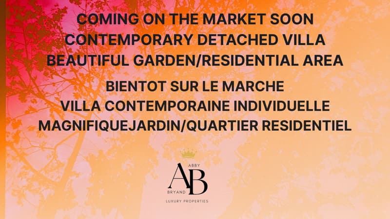 En exclusivité: Villa Lumina, individuelle & moderne, proche centre village (2)