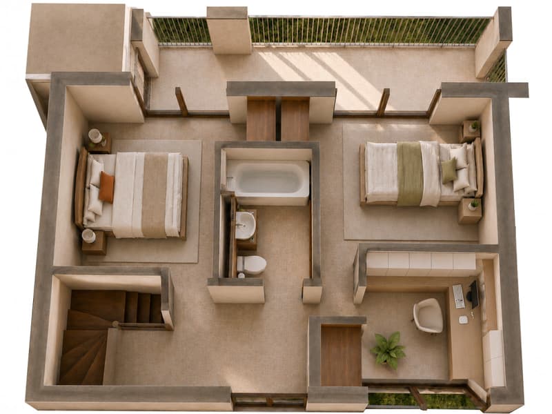 NEUVE - VILLA 3.5 pcs de 221m2 utiles et extérieurs généreux au prix d'un appart (7)