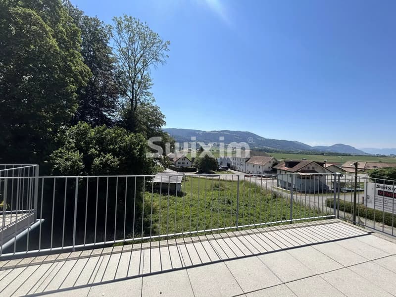 Exclusivité ! Superbe attique avec une vue dégagée sur les montagnes ! (1)