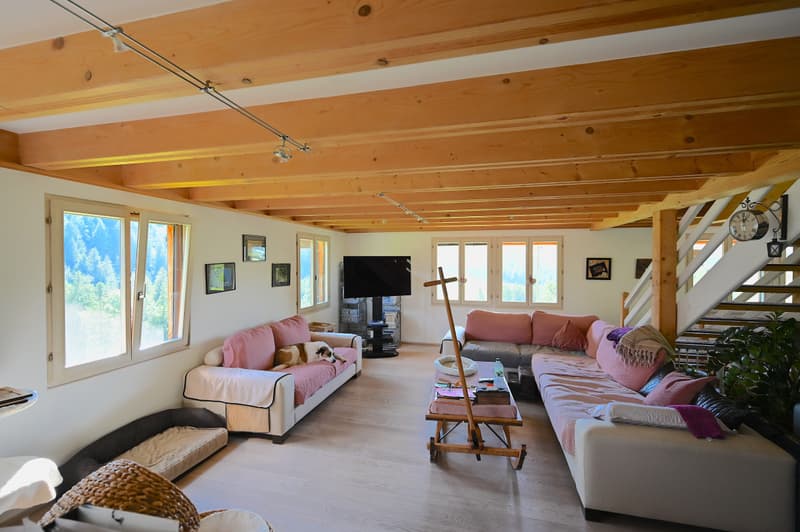 L'ETIVAZ - SUPERBE CHALET DE TROIS APPARTEMENTS (3)