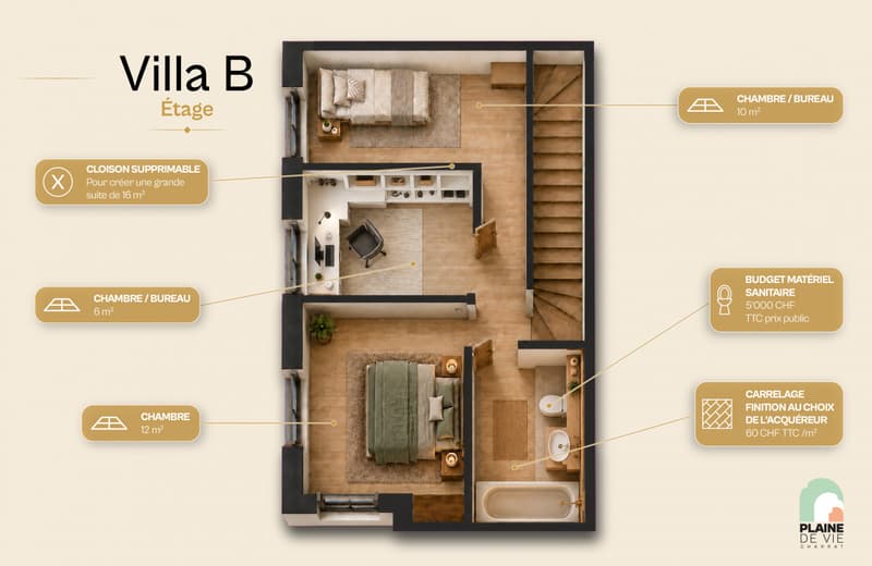 NEUVE - Jolie villa familiale de 4.5 pièces - 111 m2 - lot B (3)
