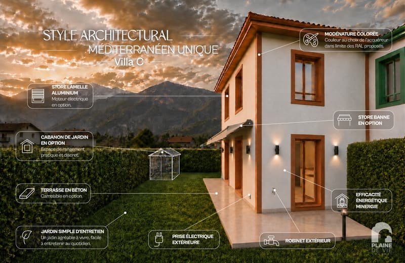 DERNIÉRE VILLA NEUVE de 3,5 pièces disponible ! Lot C (1)