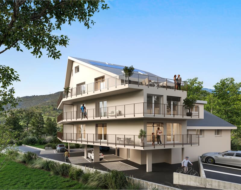 RARE ET EXCEPTIONNEL 3.5p 98m2 BALCON XXL VUE MONTAGNE | PROCHE COMMODITES (4)