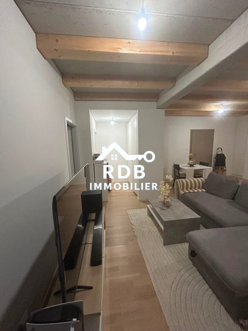 Magnifique 3 pièces de 55 m² avec balcon, parking et ascenseur - Meyrin (2)