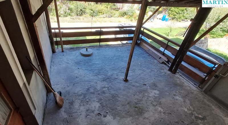 A VENDRE - BRAMOIS : En face du pont historique, 4.5 pièces avec jardin (8)