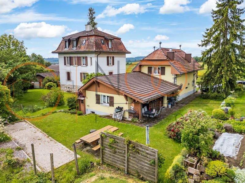 La Jonchère - Val-de-Ruz : villa individuelle 5 pièces et jardin (3)