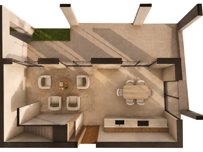 NEUVE - 102 m2 de Terrasses et ROOF-TOP pour cette VILLA 4.5 pcs de 316 m2 utile (3)