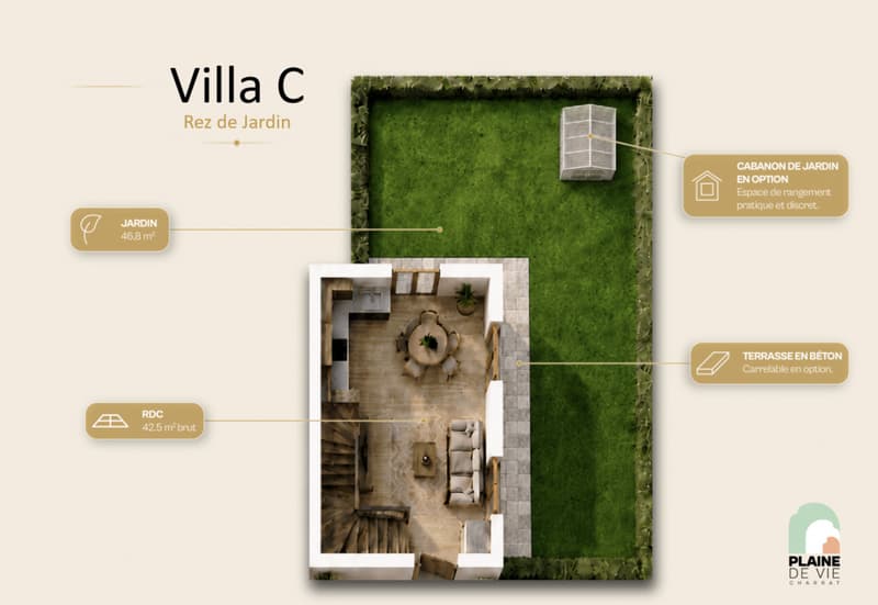 DERNIÈRE VILLA NEUVE de 3,5 pièces disponible !  Lot C (2)