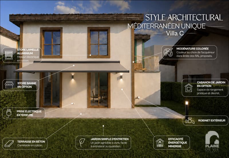 DERNIÈRE VILLA NEUVE de 3,5 pièces disponible ! Lot C (1)
