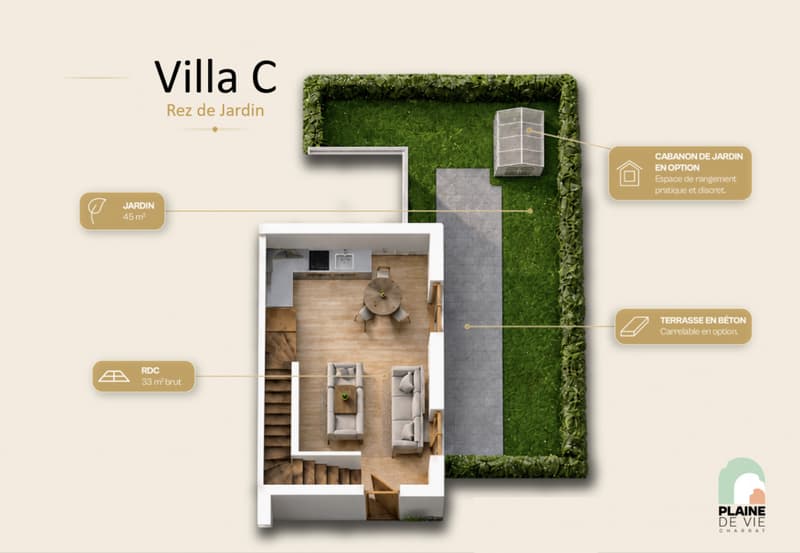 DERNIÈRE VILLA NEUVE de 3,5 pièces disponible ! Lot C (2)