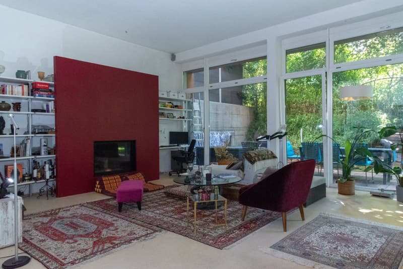 163 m2 de design contemporain, votre jardin à 20 min du Flon (2)
