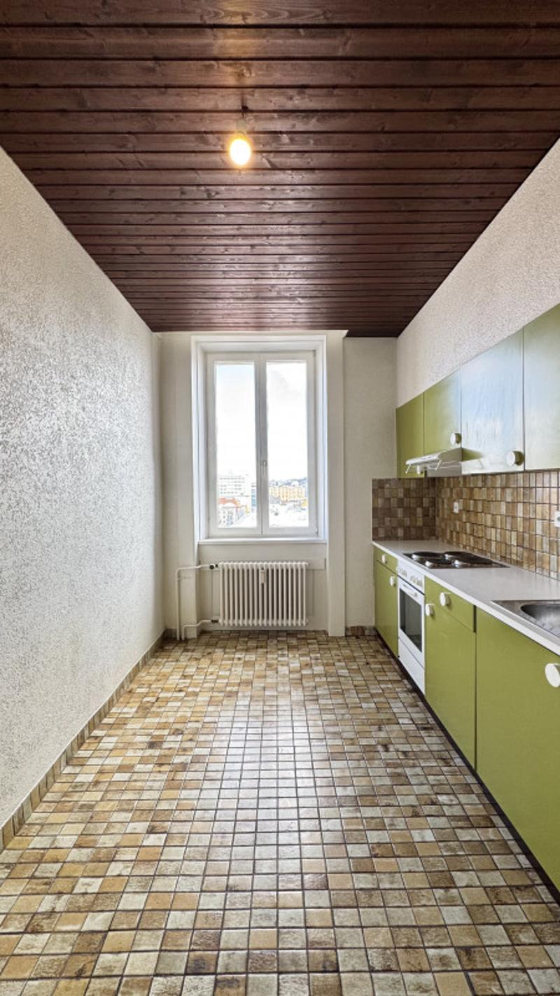 4 pièces lumineux proche gare, 89 m², ascenseur | La Chaux-de-Fonds (10)
