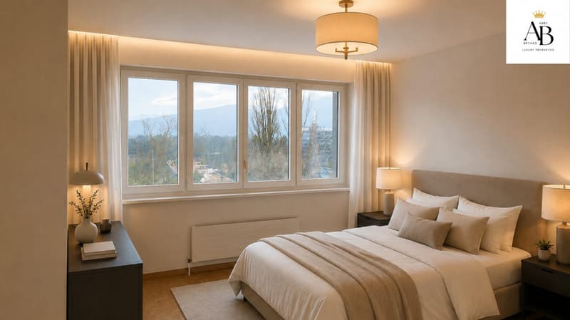 Elégant Appartement vue lac, résidence de luxe avec piscine intérieure & jacuzzi (9)