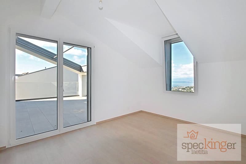 Lumineux appartement de 5,5 pièces, terrasse, très belle vue lac (4)