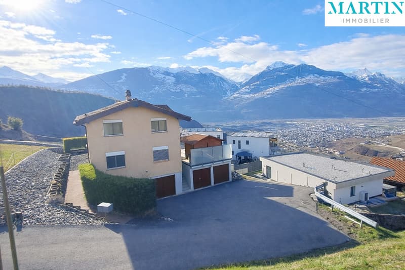 A VENDRE - Savièse (Chandolin): Appartement 4.5 pces avec terrasse & jardin (4)