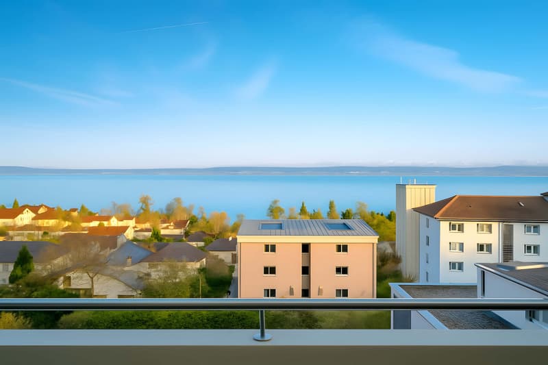 3.5 pièces lumineux surplombant le lac (2)