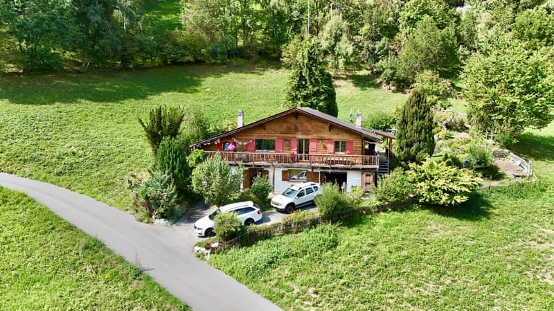 CHALET INDIVIDUEL AVEC VUE EXCEPTIONNELLE ET SANS VIS-À-VIS A BASSE NENDAZ (4)