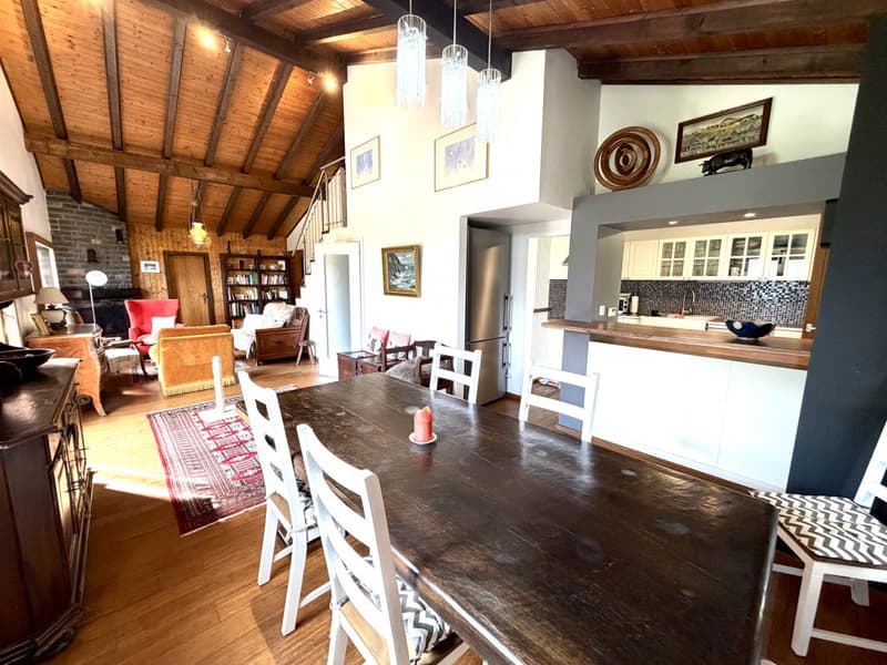 CHALET INDIVIDUEL AVEC VUE EXCEPTIONNELLE ET SANS VIS-À-VIS A BASSE NENDAZ (5)