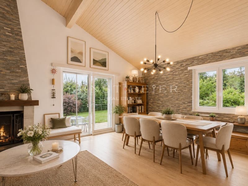 EXCLUSIVITE - Magnifique villa familiale de 130m2 - avec jardin - Cremières (3)