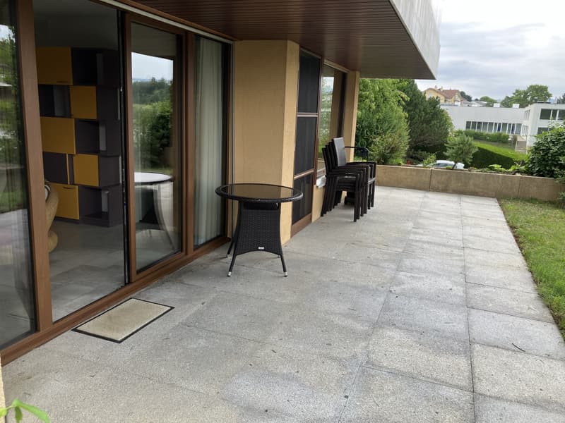 Magnifique 2 pièce meublé avec terrasse de 57m2 à deux min du lac/St-Sulpice VD (8)