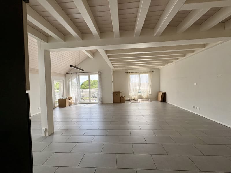 Magnifique, lumineux, duplex de standing de 4,5 pièces au coeur de Genolier (12)