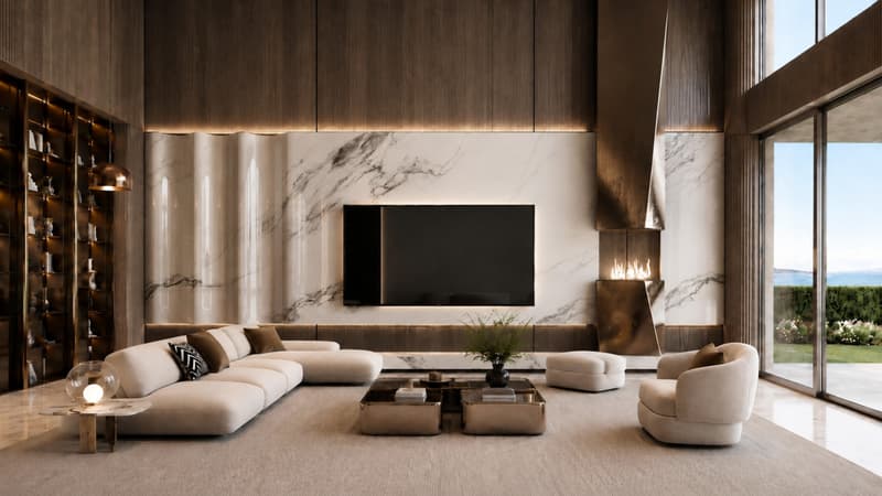 Trois magnifiques villas, prestations Luxe(La Capite-Cologny-Choulex) (6)