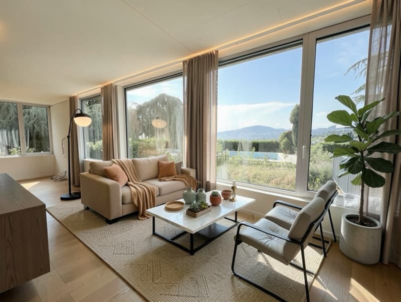 Belle et très spacieuse villa d'architecte, 12 pces, 2800 m2 terrain intimiste, (9)