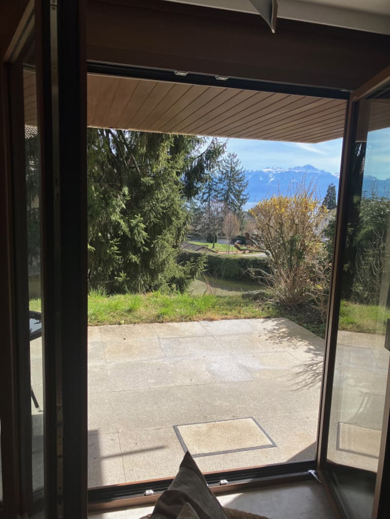 Magnifique 2 pièce meublé avec terrasse de 57m2 à deux min du lac/St-Sulpice VD (2)