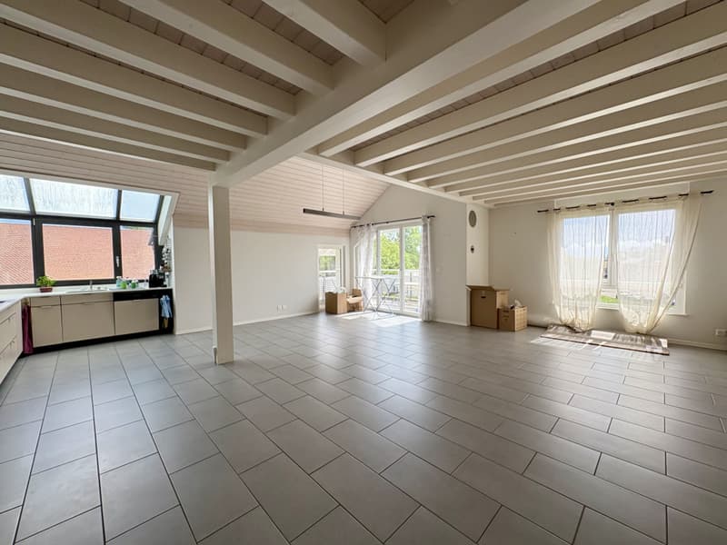 Magnifique, lumineux, duplex de standing de 4,5 pièces au coeur de Genolier (11)