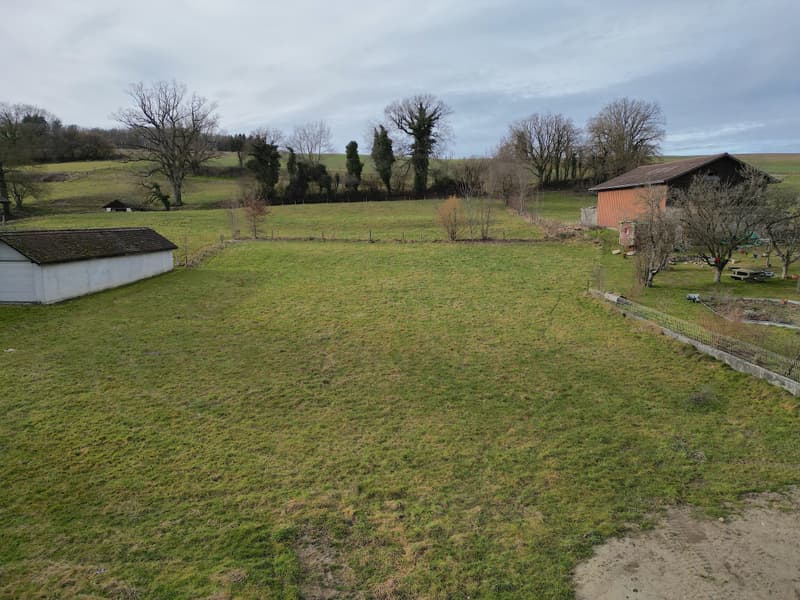 TREYTORRENS - TERRAIN CONSTRUCTIBLE AVEC VUE ALPES (2)