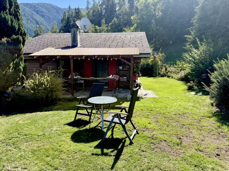 CHALET INDIVIDUEL AVEC VUE EXCEPTIONNELLE ET SANS VIS-À-VIS A BASSE NENDAZ (3)