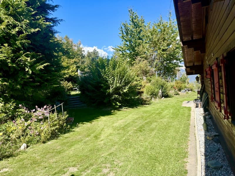 CHALET INDIVIDUEL AVEC VUE EXCEPTIONNELLE ET SANS VIS-À-VIS A BASSE NENDAZ (10)