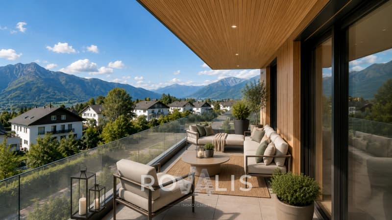 Moderne 4.5-Zimmer-Neubauwohnung im 1. OG mit Alpenpanorama in Gamsen (2)