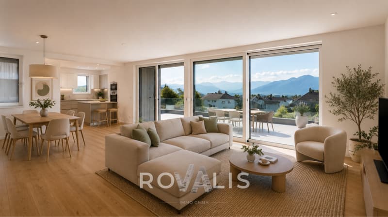 Moderne 4.5-Zimmer-Neubauwohnung im 1. OG mit Alpenpanorama in Gamsen (4)