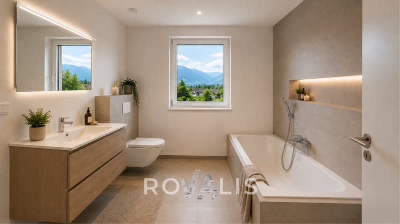 **2.5 Zimmer Attikawohnung mit 39 m² Dachterrasse und grossem Schlafzimmer** (5)