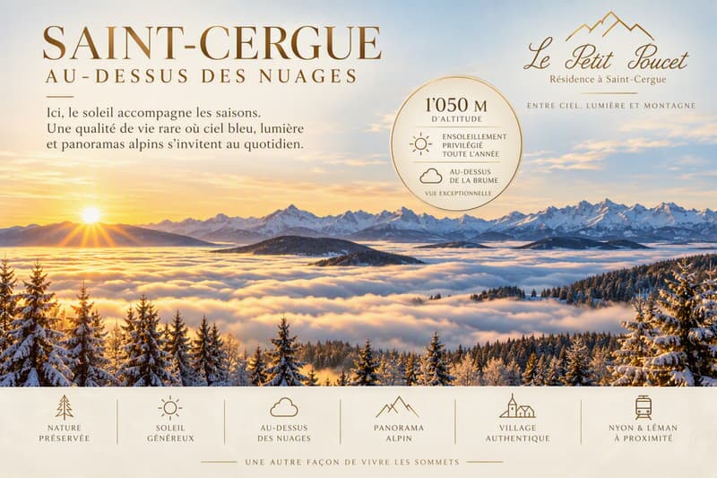 Au-dessus des nuages : superbe 2.5 pièces neuf 66m2 avec balcon de 27 m² (1)