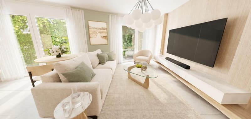 Au-dessus des nuages : superbe 2.5 pièces neuf 66m2 avec balcon de 27 m² (5)