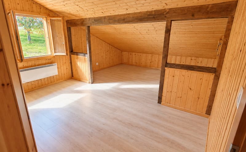 À LOUER : Chalet au Mayen de la Zour - charme, calme et magnifique vue (12)