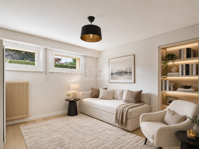 EXCLUSIVITE - Spacieuse maison familiale avec jardin, terrasses à Founex (9)