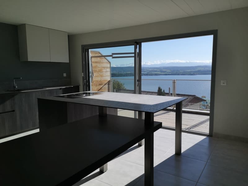 Magnifique duplex de standing avec vue imprenable sur le lac de Morat (1)