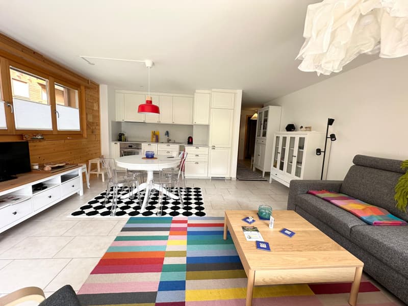 OVRONNAZ - Appartement meublé de 3.5 pièces avec vue imprenable (1)