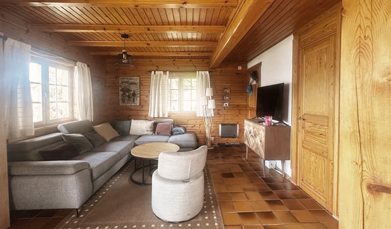 Chalet 4.5 pièces sur 790 m² de terrain, vue dégagée, 15 min de Sion (5)