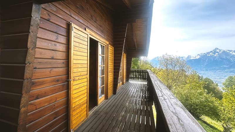 Chalet 4.5 pièces sur 790 m² de terrain, vue dégagée, 15 min de Sion (11)