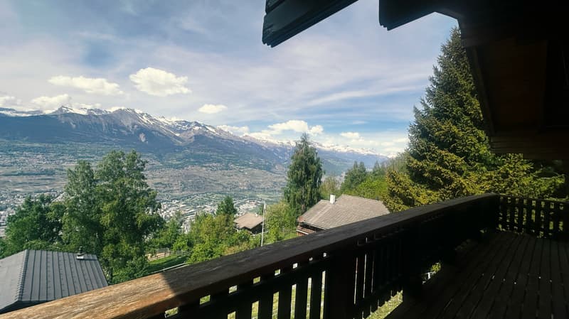 Chalet 4.5 pièces sur 790 m² de terrain, vue dégagée, 15 min de Sion (12)
