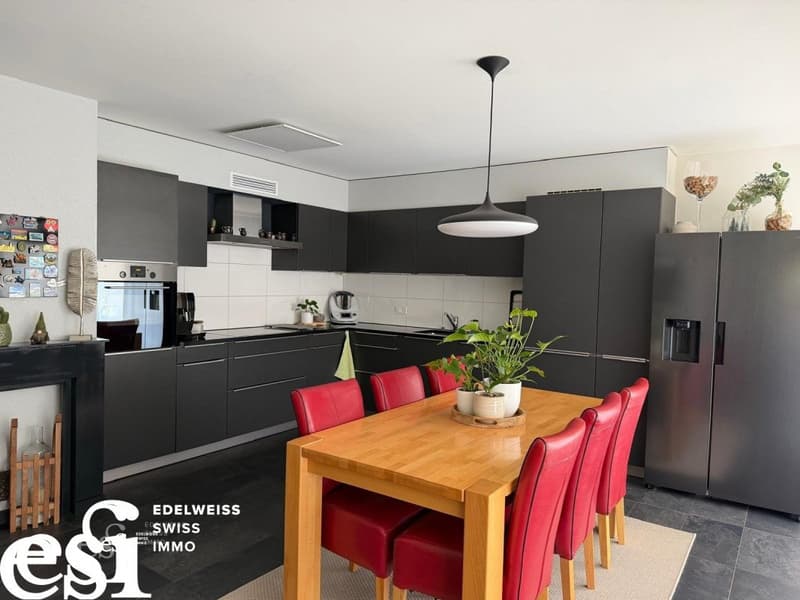 Splendide appartement minergie de 4.5 pces avec terrasse-jardin à Collombey (3)