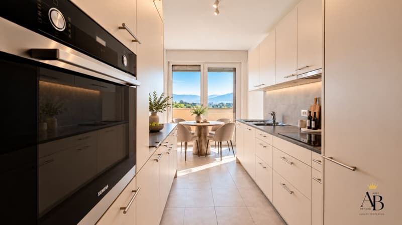 Elégant Appartement vue lac, résidence de luxe avec piscine intérieure & jacuzzi (5)