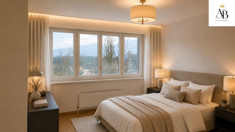 Elégant Appartement vue lac, résidence de luxe avec piscine intérieure & jacuzzi (9)